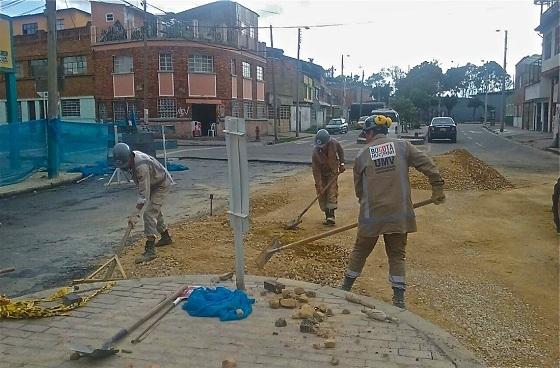 Vía intervenida-Foto: Unidad de Mantenimiento Vial (UMV) 