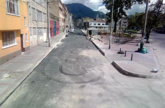 Vía intervenida-Foto: Unidad de Mantenimiento Vial (UMV) 