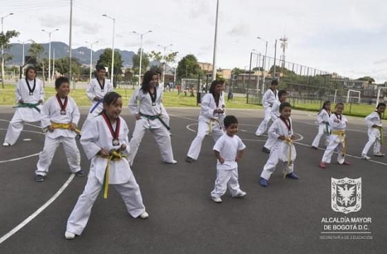 Práctica deportiva-Foto: Secretaría de Educación del Distrito (SED)