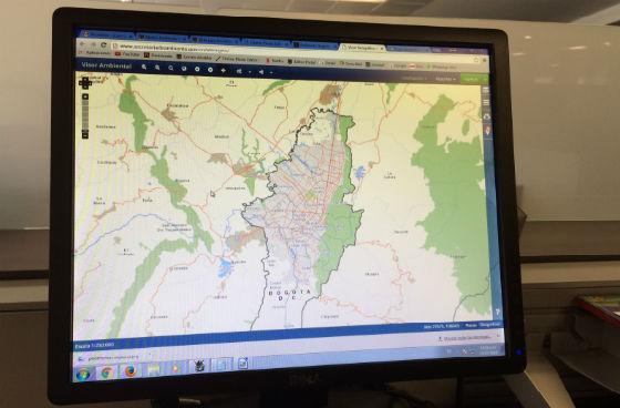 Visor Geográfico Ambiental - Foto: bogota.gov.co