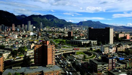 Vista panóramica de Bogota