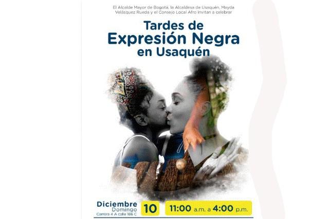 Tardes de expresión negra en Usaquén el próximo 10 de diciembre