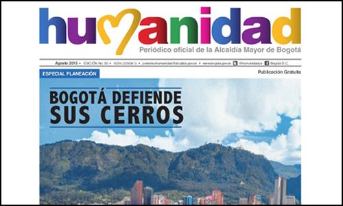 Bogotá defiende sus cerros: edición 50 del Periódico Humanidad