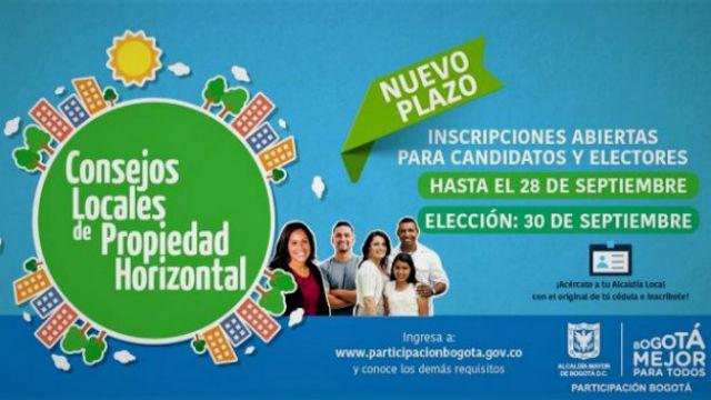 Elecciones Consejos Locales de Propiedad Horizontal