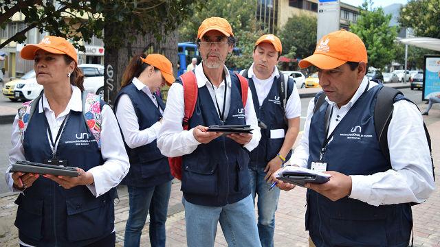 Encuestadores CID - Foto: Agencia de Noticias UN