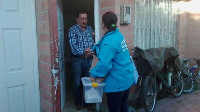 Entrega de medicamentos a domicilio - Foto: Secretaría de Salud