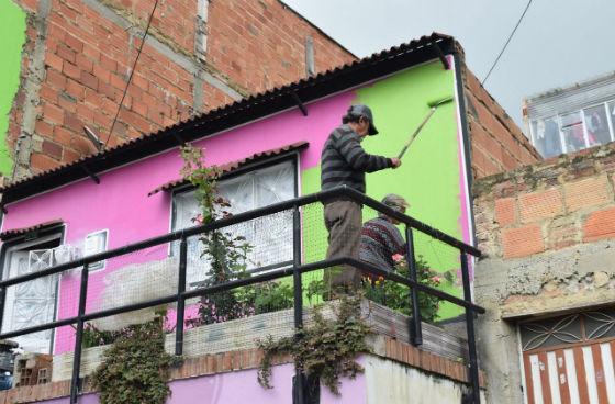 Fachada en Ciudad Bolívar - Foto: Secretaría del Hábitat