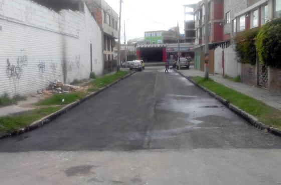 Vía intervenida-Foto: Unidad de Mantenimiento Vial (UMV) 