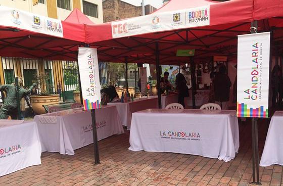 Plazoleta de los talentos de la Alcaldía Local de La Candelaria - Foto: combocandelaria.com