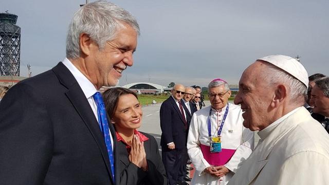 Despedida del papa - Foto: Alcaldía Mayor de Bogotá