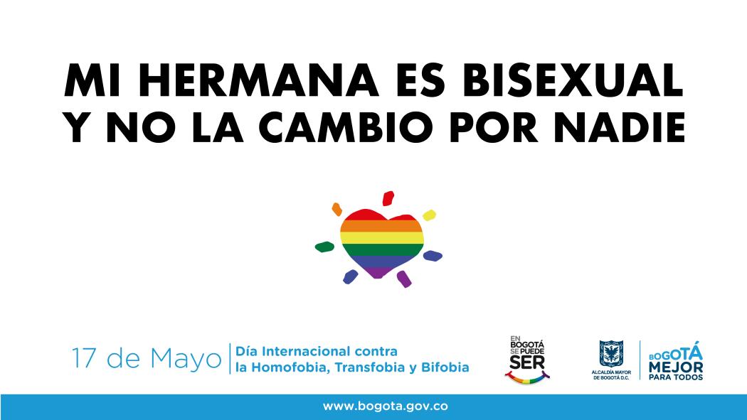 Ayúdanos a disminuir la discriminación contra las personas LGBTI. 