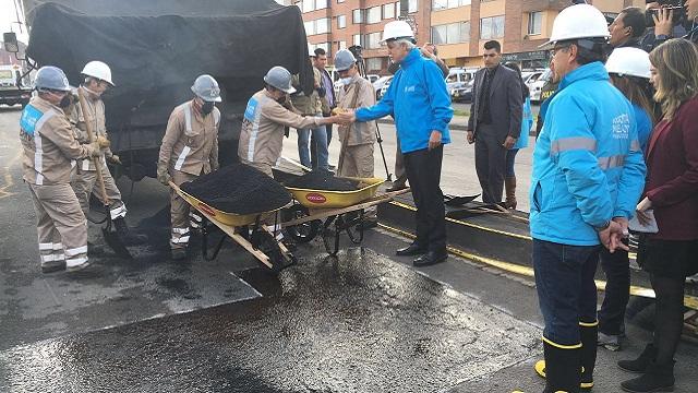 Reparación malla vial Avenida Boyacá - Foto: Prensa Alcaldía Mayor de Bogotá / Camilo Monsalve