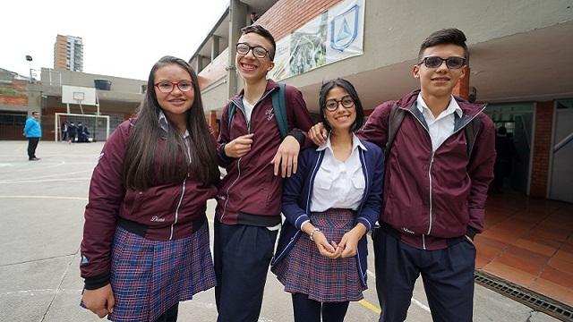 Estudiantes colegio Bogotá - Foto: Prensa Secretaría de Educación 