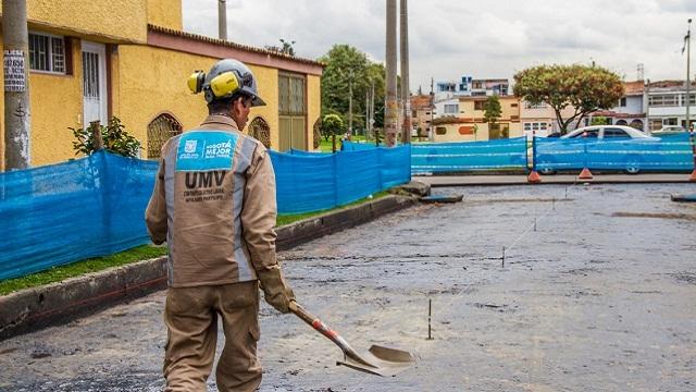 Mantenimiento de Malla Vial en Bogotá - Foto: Prensa UMV