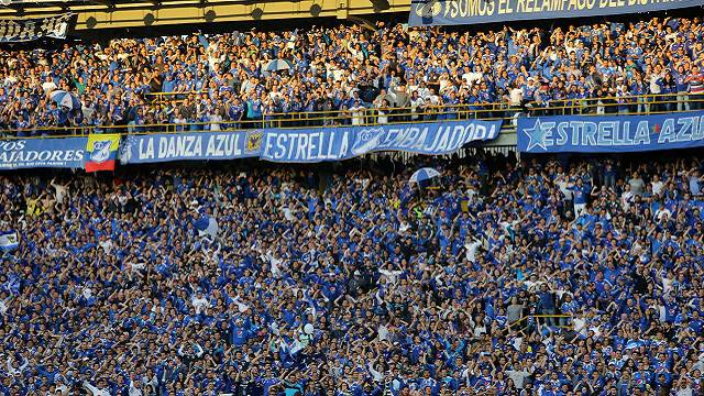 Barra de Millonarios en el estadio El Campín - Foto: Alcaldía de Bogotá