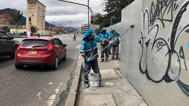 300 metros cuadrados de espacio público, recuperados este fin de semana.