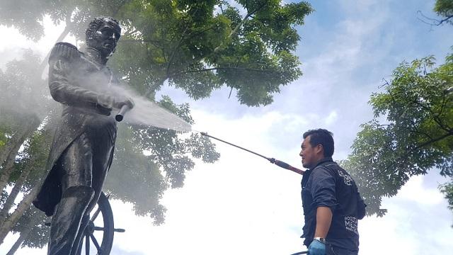 Recuperación del monumento Almirante Padilla - Foto: IDPC