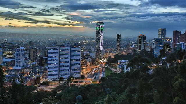 Panorámica de Bogotá al atardecer - Foto: Diego Bauman