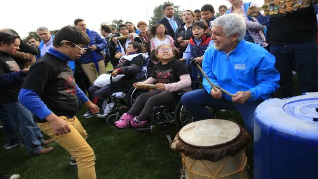 Entrega de canchas en Engativá - FOTO: Consejería de Comunicaciones