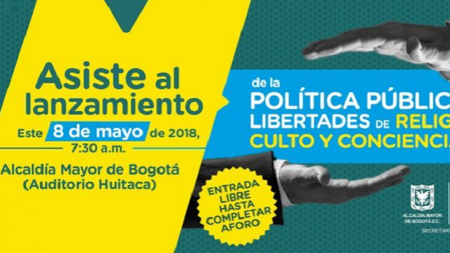 Alcaldía lanza Política Pública de Libertad Religiosa