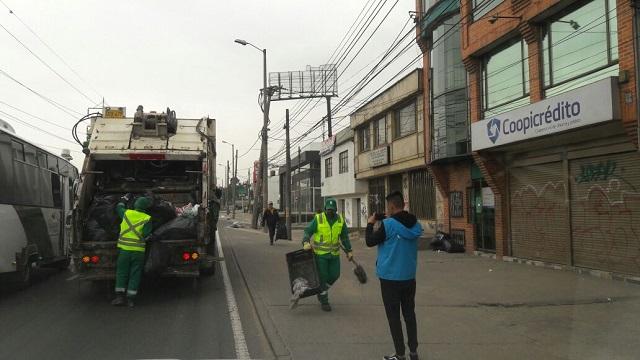 Normalización de recolección de basuras en Bogotá - Foto: Alcaldía de Bogotá