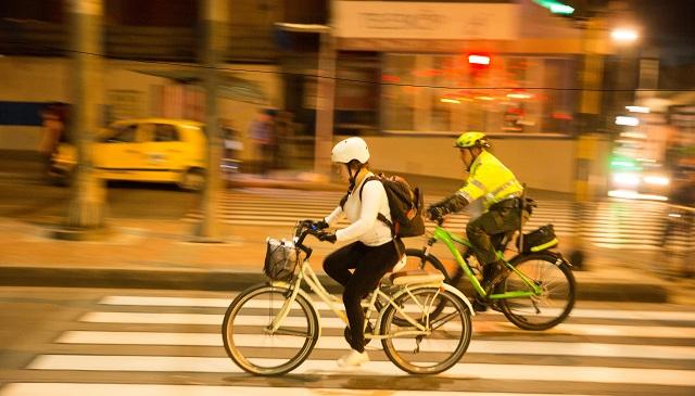 seguridad Ciclovía nocturna - FOTO: Consejería de Comunicaciones