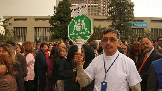 Todos a participar del simulacro de evacuación el próximo miércoles. Foto: Alcaldía Mayor