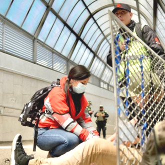 Simulacro Distrital de Atención a Emergencias estación Ricaurte Bogotá 