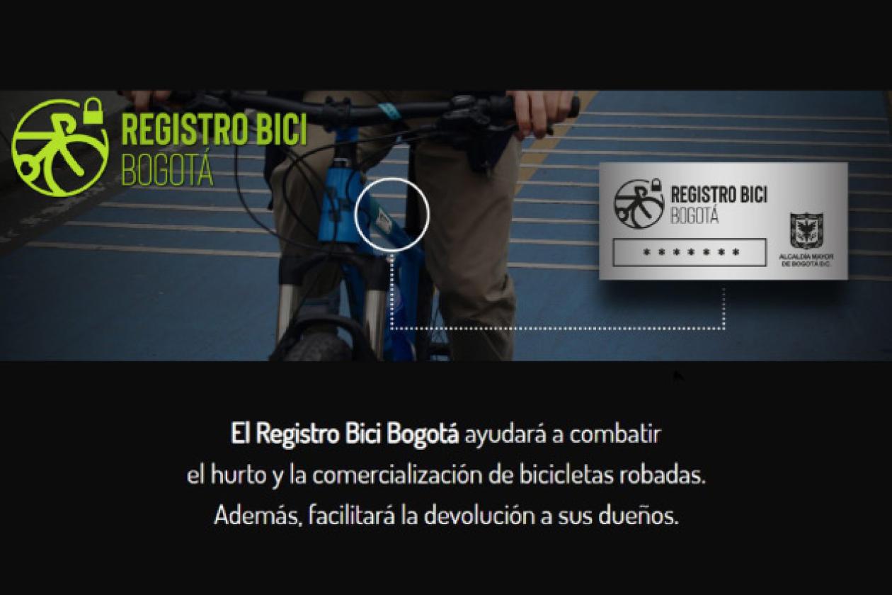 Registre su bicicleta y ayude a combatir el hurto de bicicletas