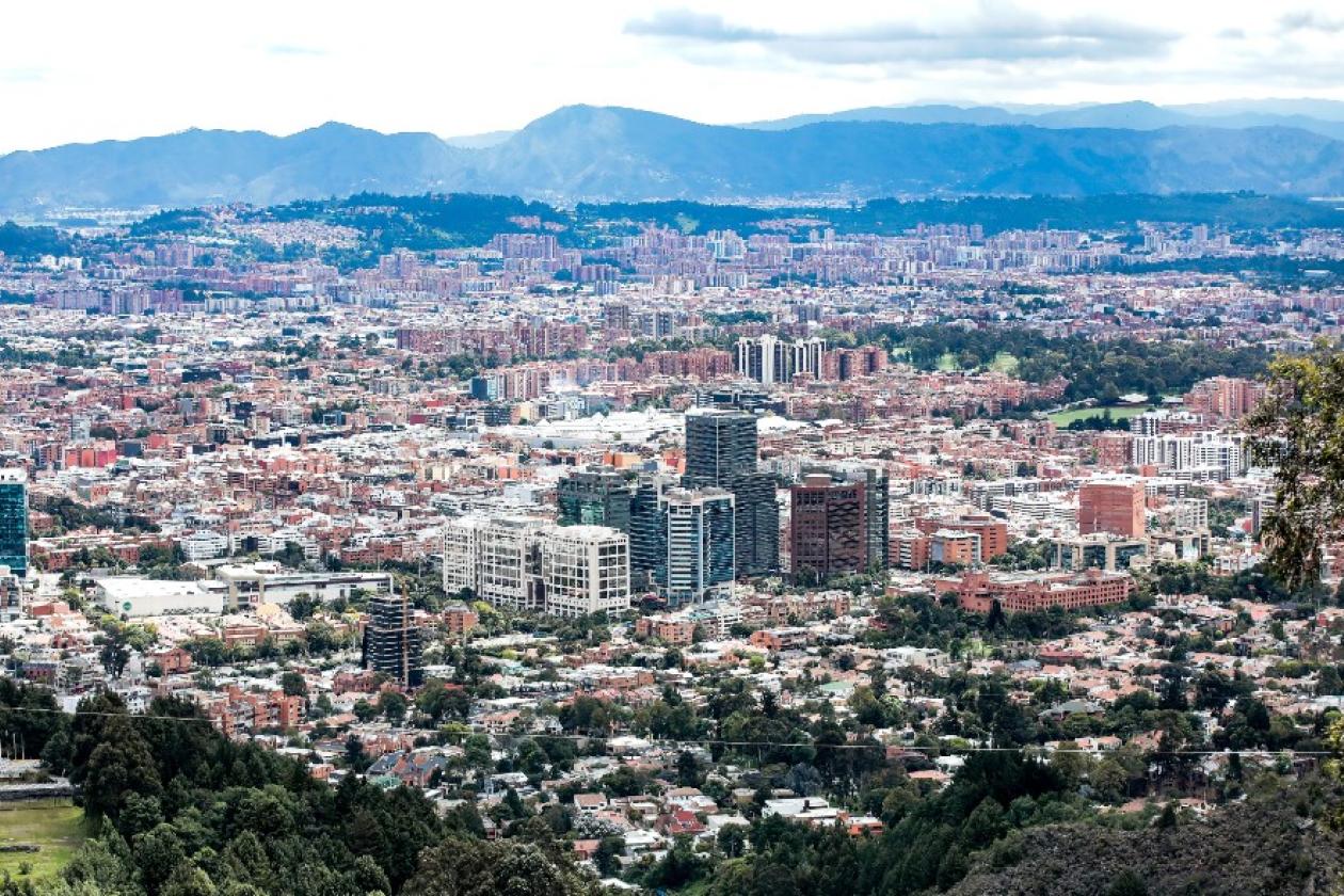 Panorámica de Bogotá.