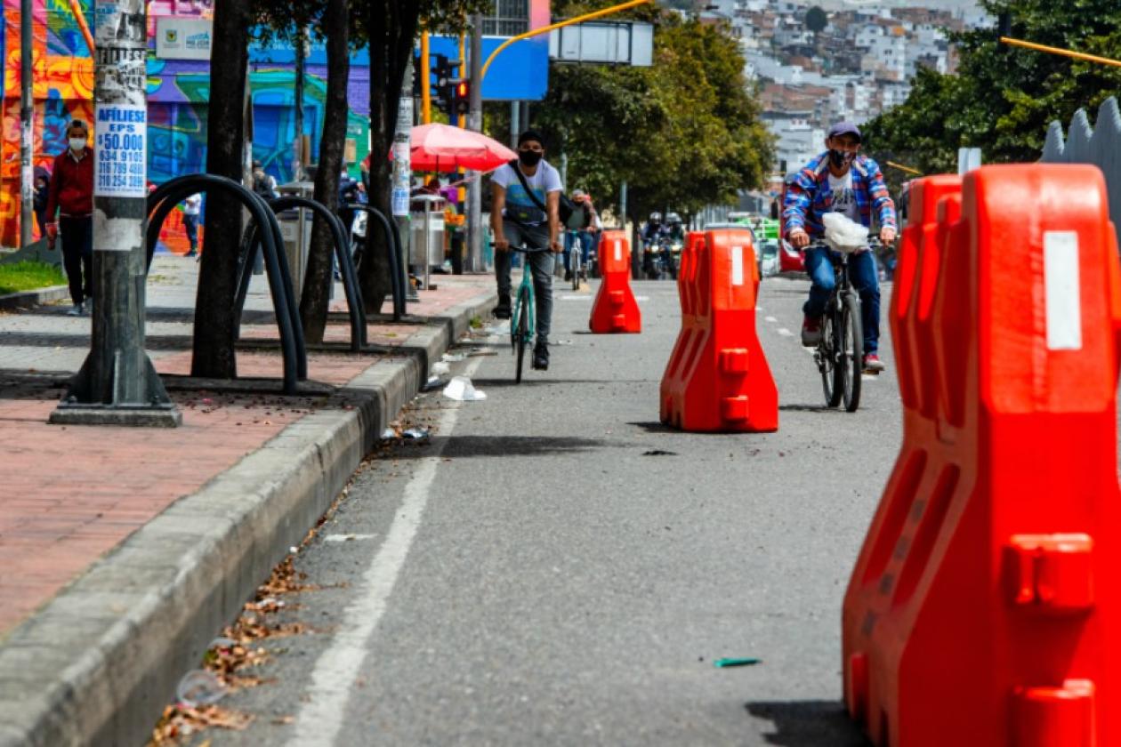 Ciclistas Bogotá