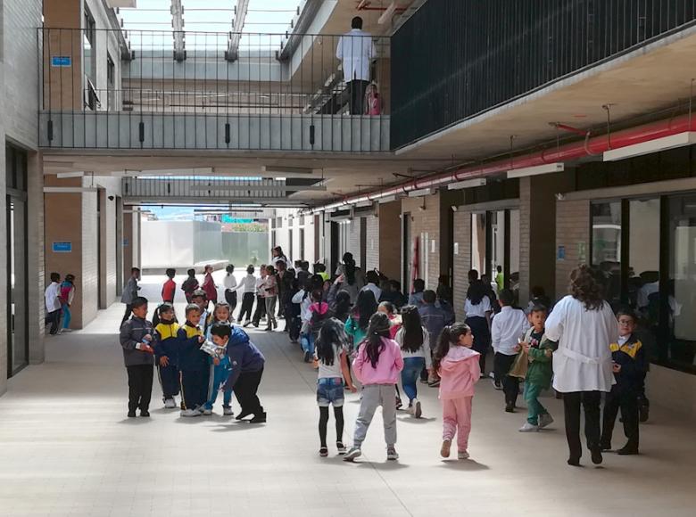 Las instalaciones ofrecen 15 aulas básicas para primaria - Foto: Alcaldía de Bogotá. 