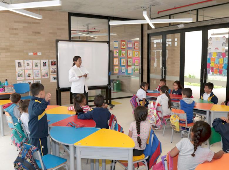 El colegio ofrece un ambiente ideal para el desarrollo de las capacidades y talentos de cada estudiante - Foto: Alcaldía de Bogotá.