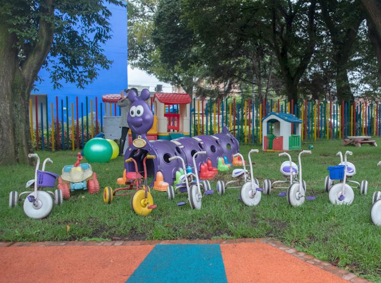 Juegos infantiles al aire libre - Foto: Alcaldía de Bogotá.