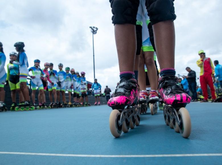 Antes de la construcción de esta pista de patinaje, los niños y jóvenes entrenaban en parques aledaños.