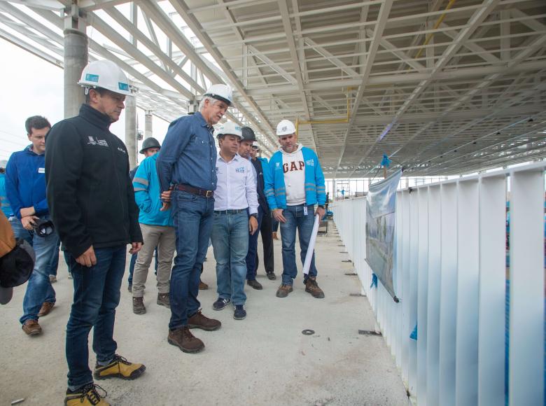 El alcalde Enrique Peñalosa supervisó el avance de esta obra que se ubica en el corazón del Parque el Tunal.