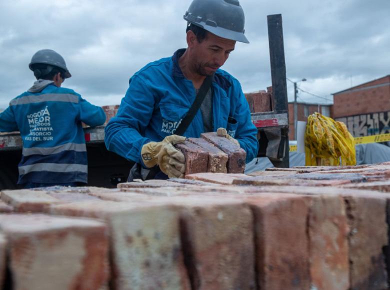 Cuadrillas de trabajo ejecutan de manera meticulosa cada una de sus obligaciones - Foto: Alcaldía de Bogotá.