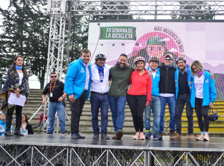 La jornada comenzó bien temprano con la presencia de las autoridades de diferentes entidades del Distrito en el punto de encuentro - Foto: Jhonatan Ramos/Secretaría de Movilidad.