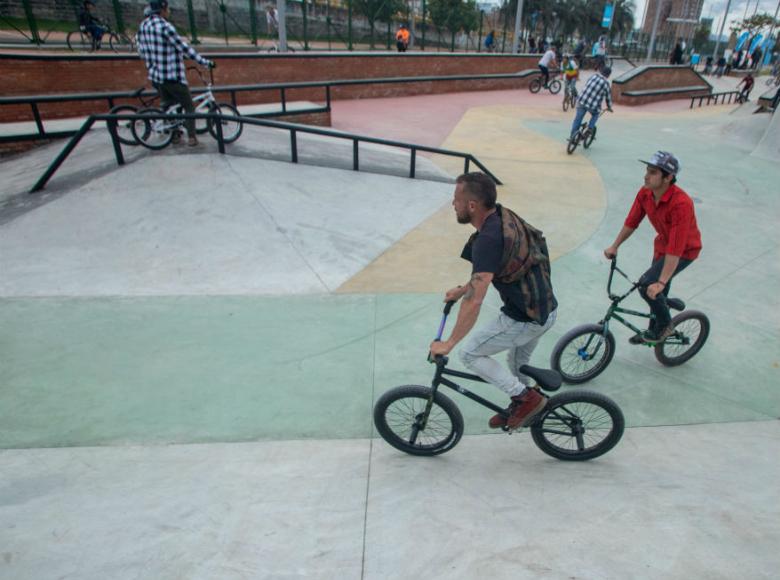 Parque Tercer Milenio cuenta con skatepark - Foto: Alcaldía de Bogotá/Andrés Sandoval.