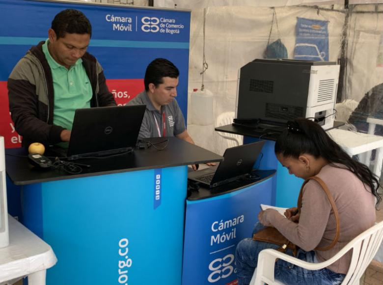 La Cámara de Comercio de Bogotá presente en el SuperCADE Móvil de Ciudad Bolívar