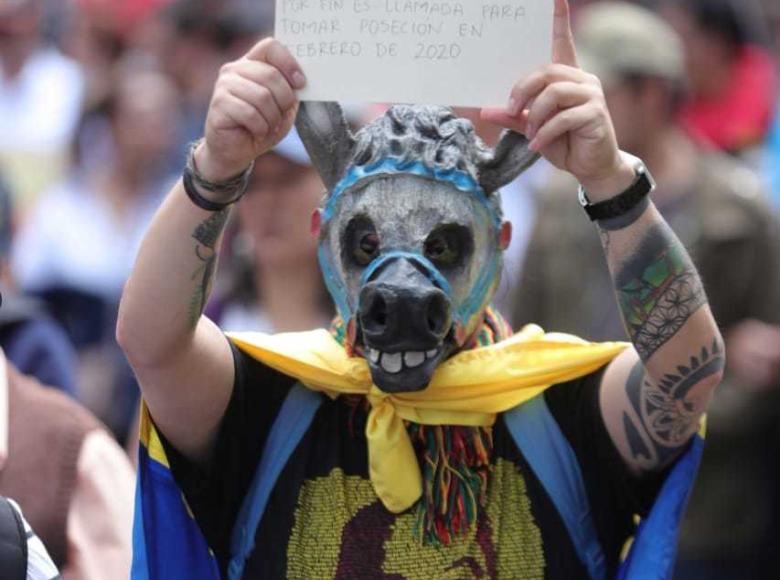 Marchas del 21 de febrero de 2020 en Bogotá