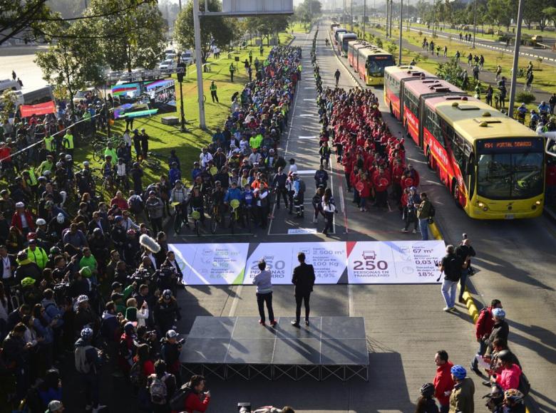 Experimento de movilidad ambiental sostenible.