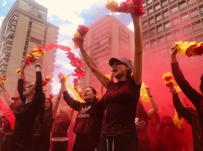 Los performance, símbolo del "no más banderillas".