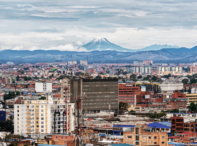 "Hoy desde Bogotá espectacular vista del Nevado del Tolima. Mi Tolima. ❤️", publicación de @AnaPaolaAgudelo