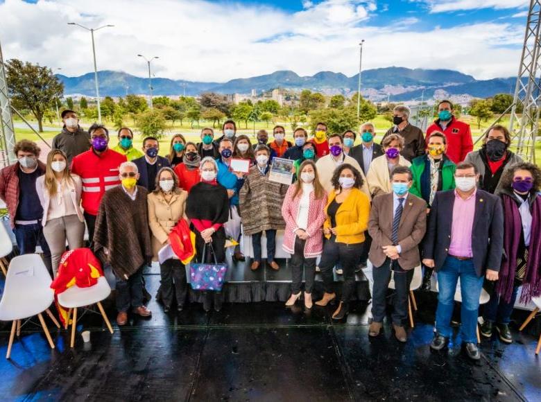 El gabinete en pleno del Distrito, acompañó a la Alcaldesa Mayor en la Rendición de Cuentas 2020-2021