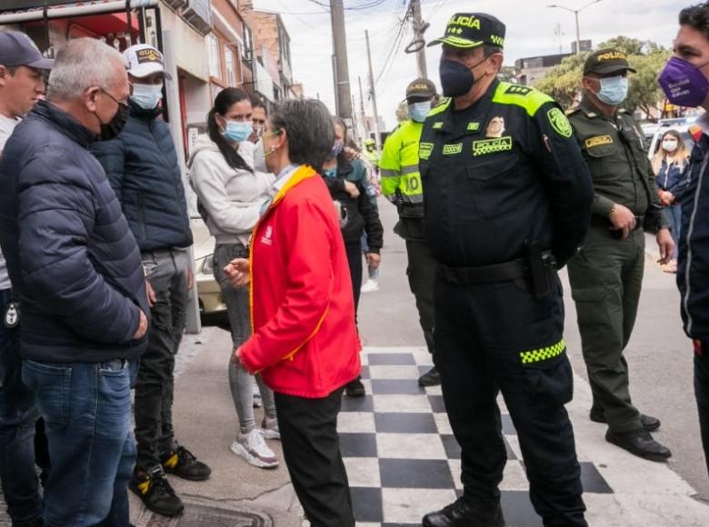 La alcaldesa, Claudia López, hizo recorrido por Kennedy