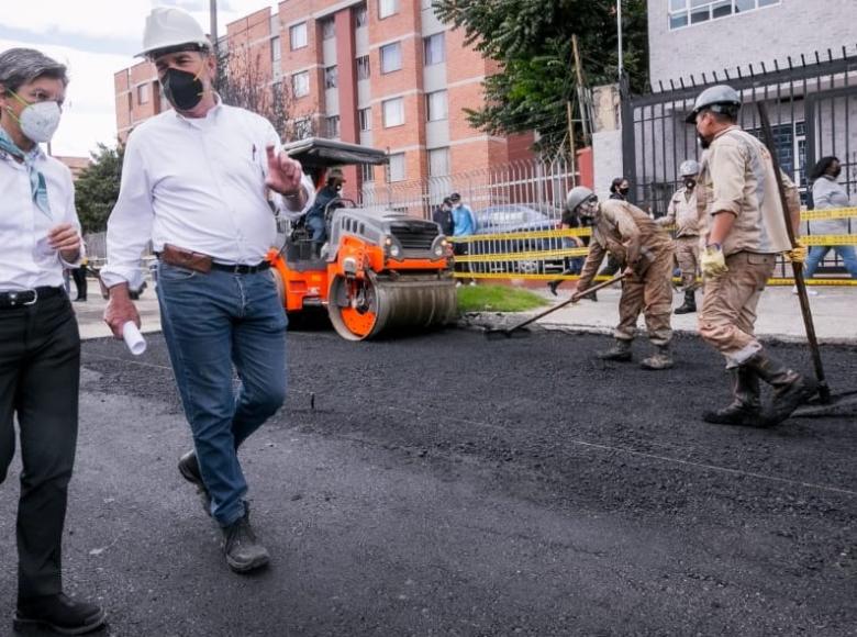 La alcaldesa, Claudia López, hizo recorrido por Kennedy