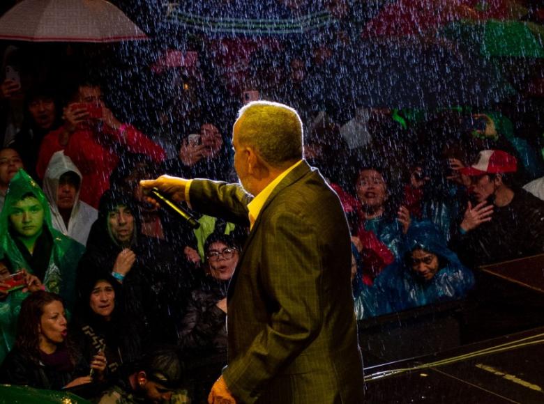 Andy Montañez, uno de los artistas más esperados por el público capitalino, fue el encargado del cierre de Salsa al Parque 2022.