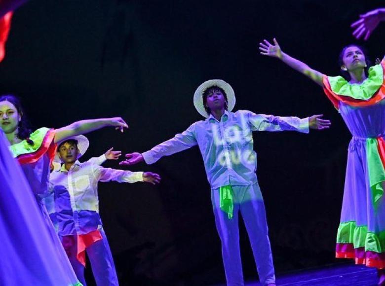 El Teatro Jorge Eliecer Gaitán se vistió de arte con el mejor talento de los colegios de la ciudad.