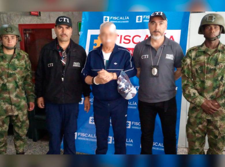 Este es 'El Tío', un hombre capturado en Engativá por el CTI de la Fiscalía, por sus vínculos en homicidios cometidos en el sur de la capital.